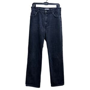 Bershka The Straight Jeans 8 High Waist Straight Wash Blk Denim Streetwear Urban